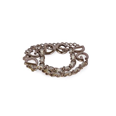 dolce and gabbana chain belt